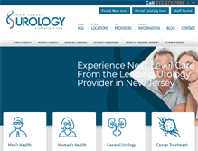Tablet Screenshot of njurology.com